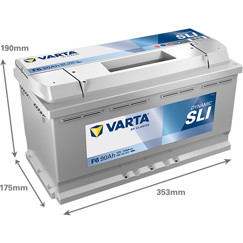 Acumulator Varta SLI Dynamic 90 Ah 590122072K262 – imagine 2
