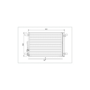 Radiator aer conditionat (condensor) Valeo 814301