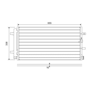 Radiator aer conditionat (condensor) Valeo 814370