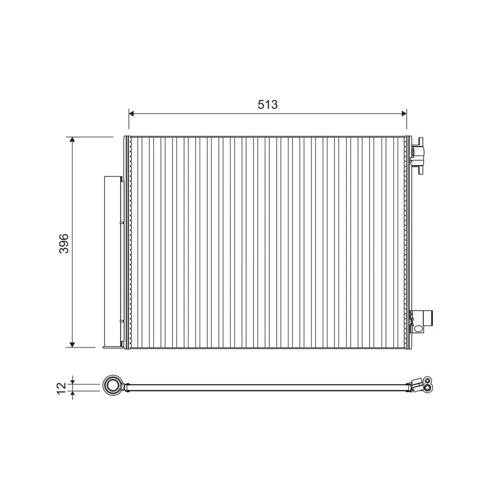 Radiator aer conditionat (condensor) Valeo 814373