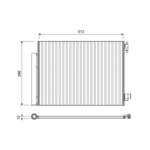 Radiator aer conditionat (condensor) Valeo 814373