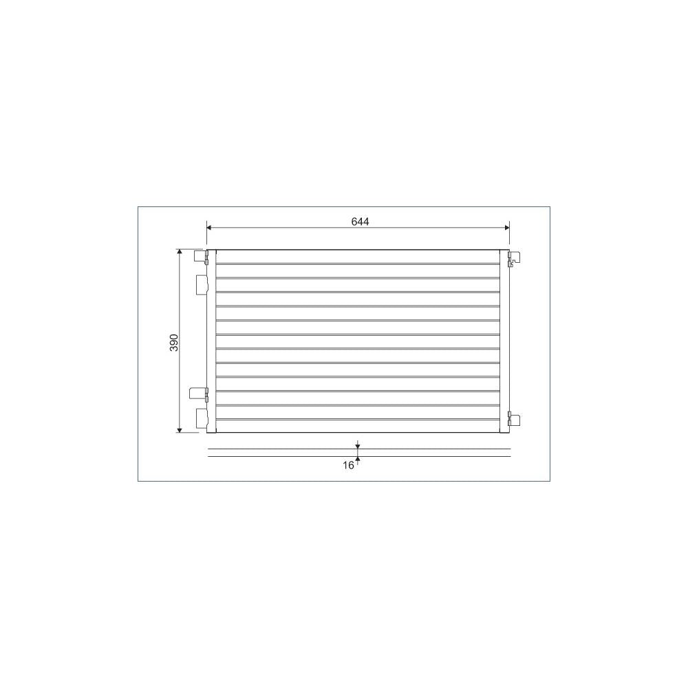 Radiator aer conditionat (condensor) Valeo 817608