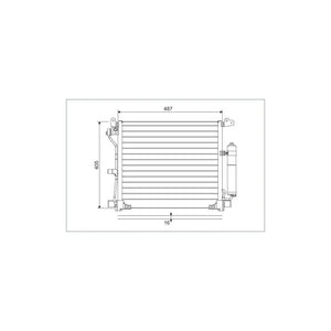 Radiator aer conditionat (condensor) Valeo 822579