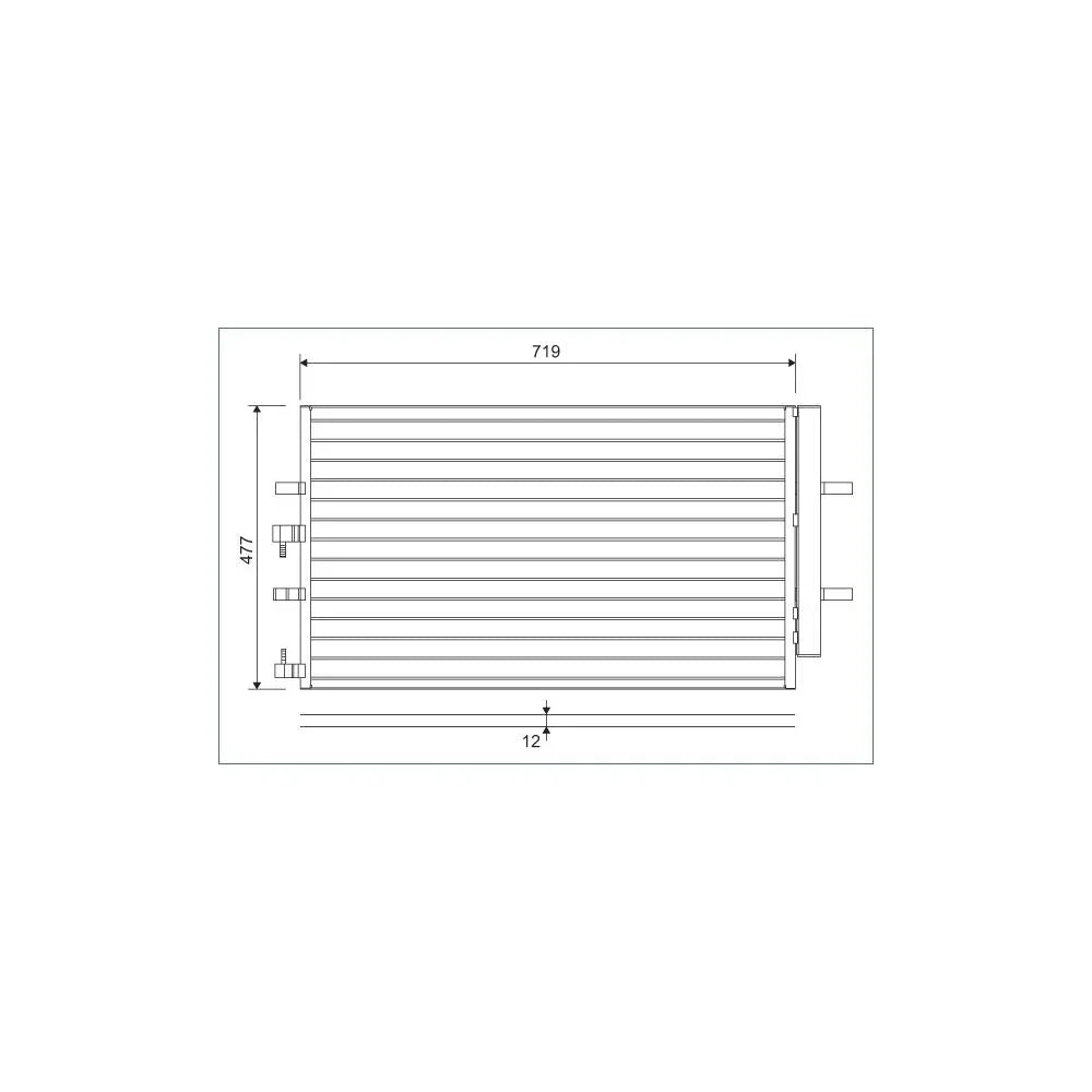 Radiator aer conditionat (condensor) Valeo 822590