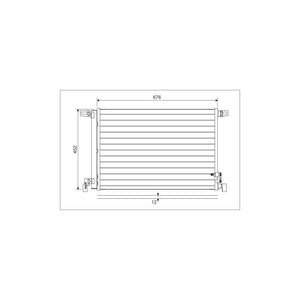 Radiator aer conditionat (condensor) Valeo 822609