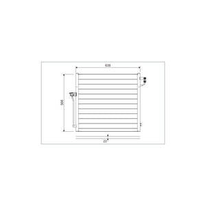 Radiator aer conditionat (condensor) Valeo 822623
