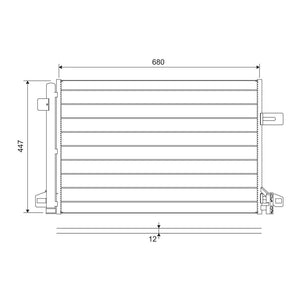 Radiator aer conditionat (condensor) Valeo 822691