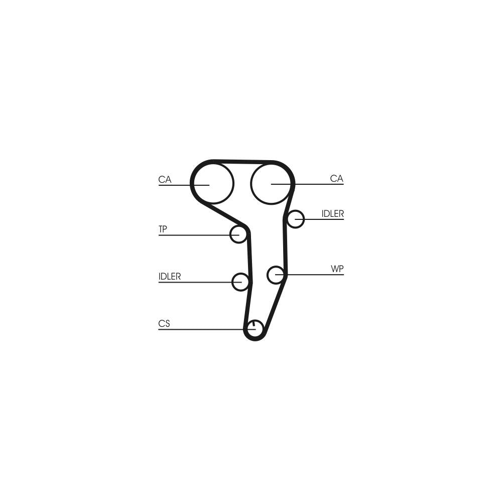 Conti - curea distributie Continental Ctam CT1051