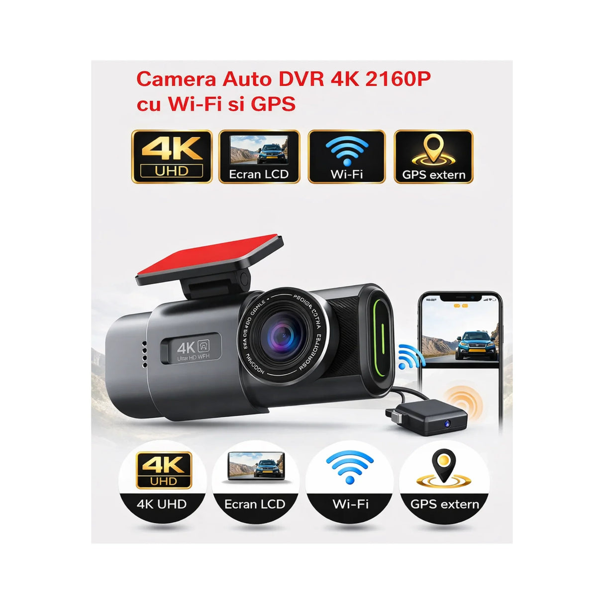 Camera_auto_DVR_4K_dual_lens_B53P_GPS_WiFi_cu_ecran_LCD_night_vision5
