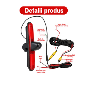 Camera marsarier stop frana Fiat Ducato X250 X290 Boxer Jumper CCD
