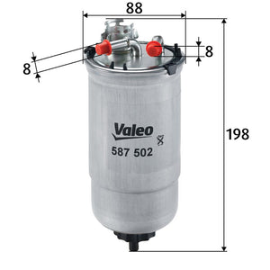 Filtru combustibil Valeo 587502