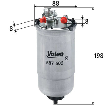 Filtru combustibil Valeo 587502