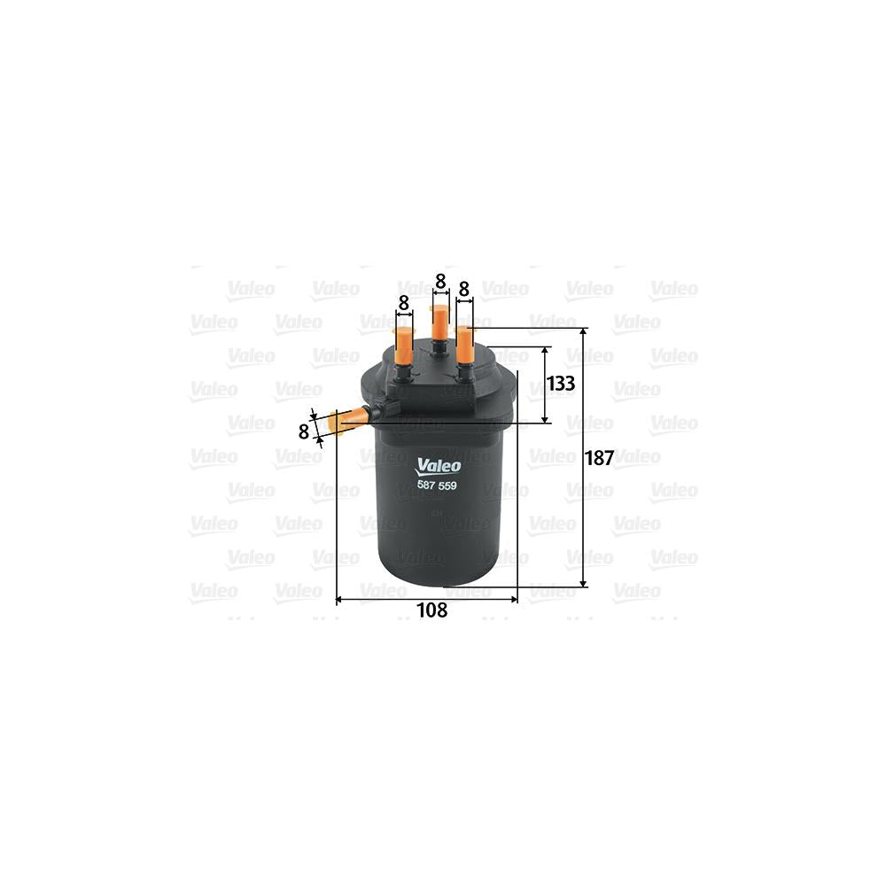 Filtru combustibil Valeo 587559