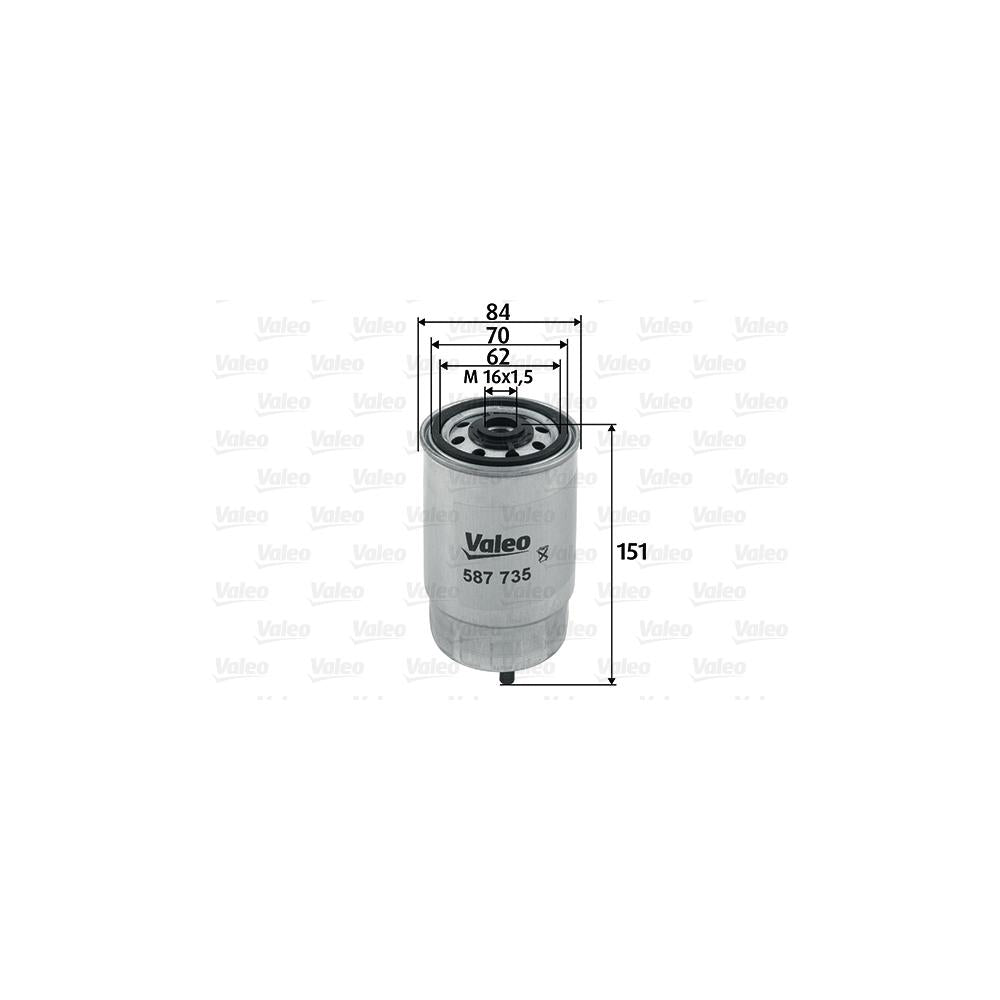 Filtru combustibil Valeo 587735