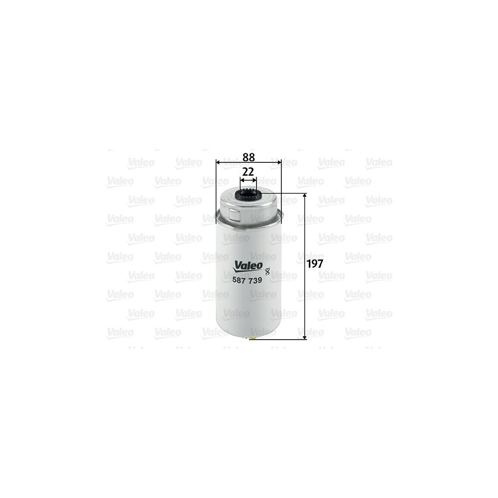 Filtru combustibil Valeo 587739