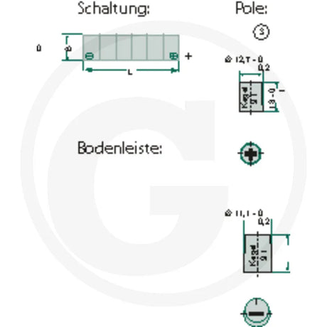 Baterie 12 V /  35 Ah