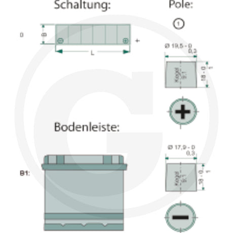 Baterie 12 V /  45 Ah