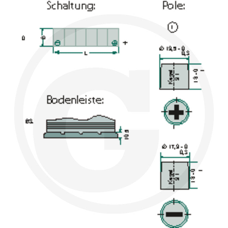 Baterie 12 V /  62 Ah