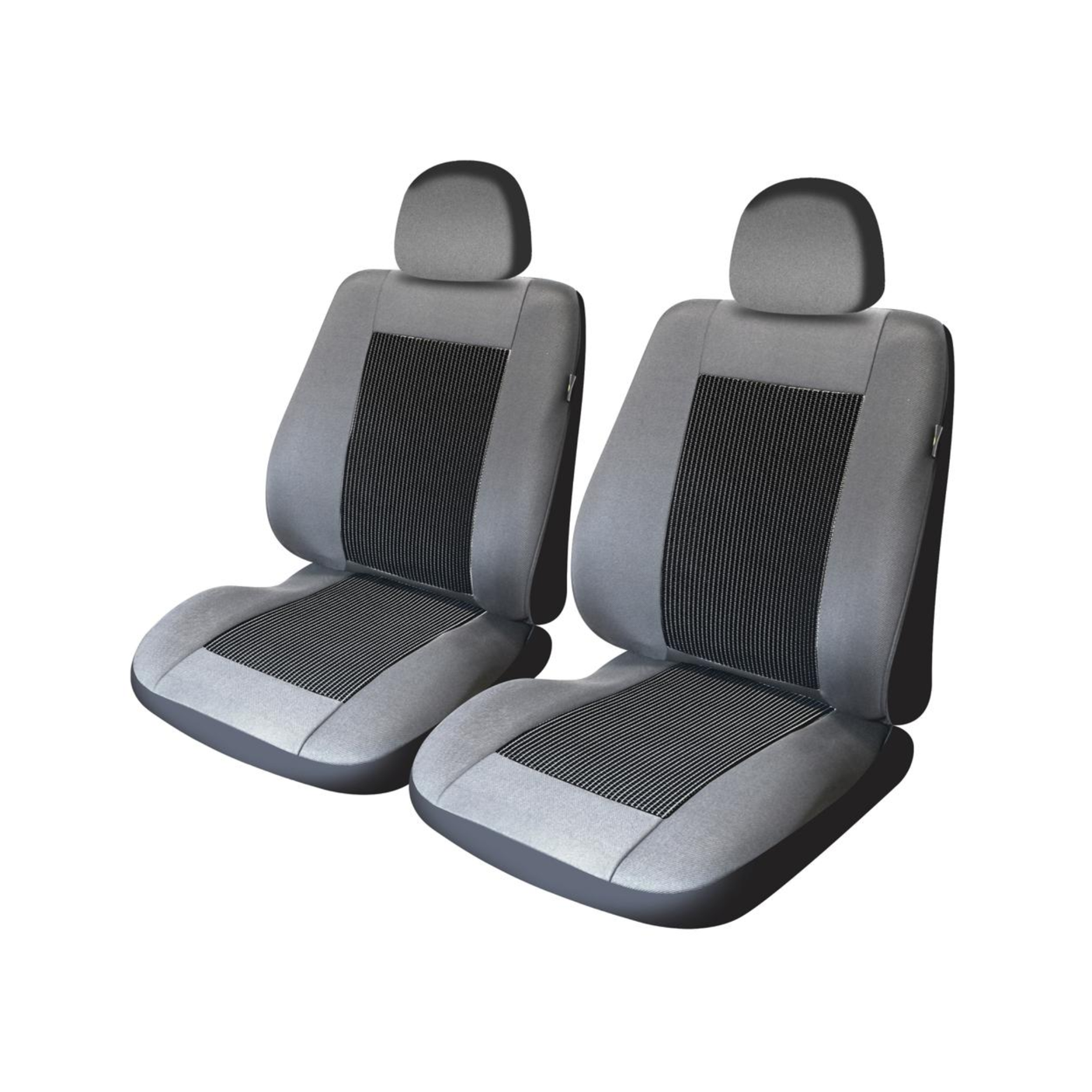 Huse scaun fata lux gri - set 2 buc