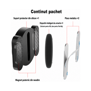 Mini Tracker GPS magnetic compatibil Apple Find My auto si bunuri