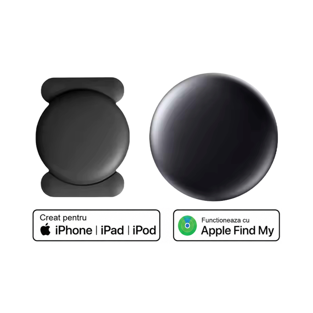 Mini Tracker GPS magnetic compatibil Apple Find My auto si bunuri