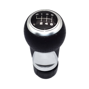 Nuca schimbator viteze piele perforata 6 trepte Audi Seat Skoda VW1