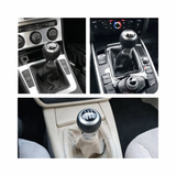 Nuca schimbator viteze piele perforata 6 trepte Audi Seat Skoda VW5