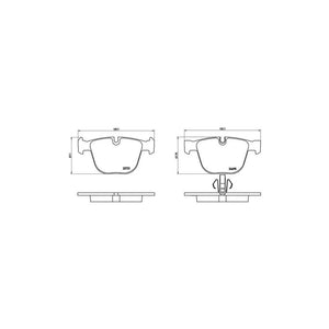 Set placute frana spate Brembo P 06 053