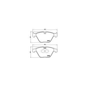Set placute frana Brembo P 06 055
