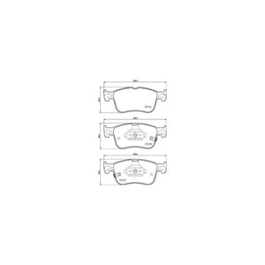 Set placute frana Brembo P 24 218