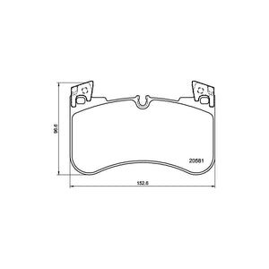 Set placute frana Brembo P 44 029