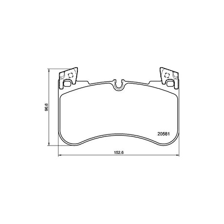Set placute frana Brembo P 44 029