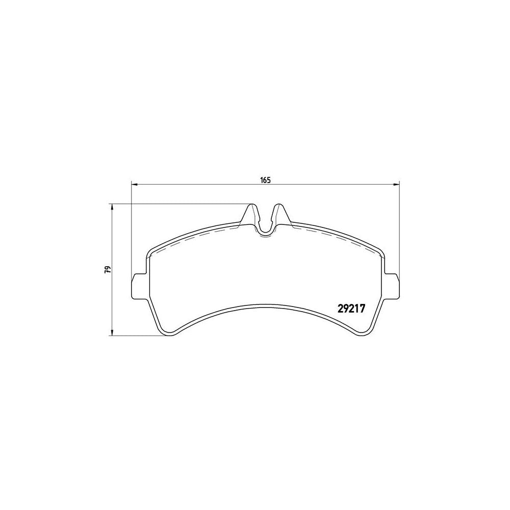 Set placute frana Brembo P 50 060