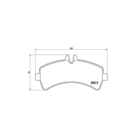 Set placute frana Brembo P 50 060