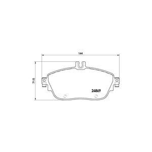 Set placute frana Brembo P 50 093