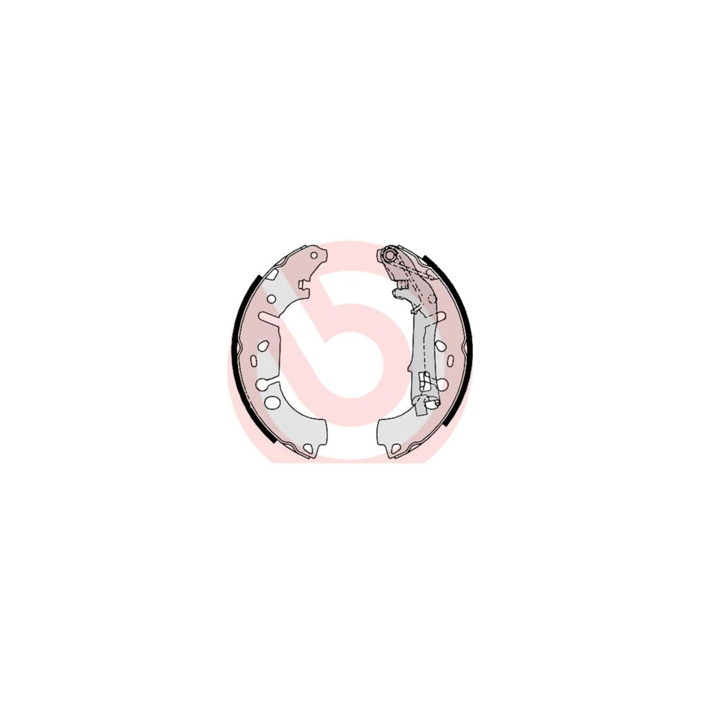 Set saboti frana Brembo S 23 531