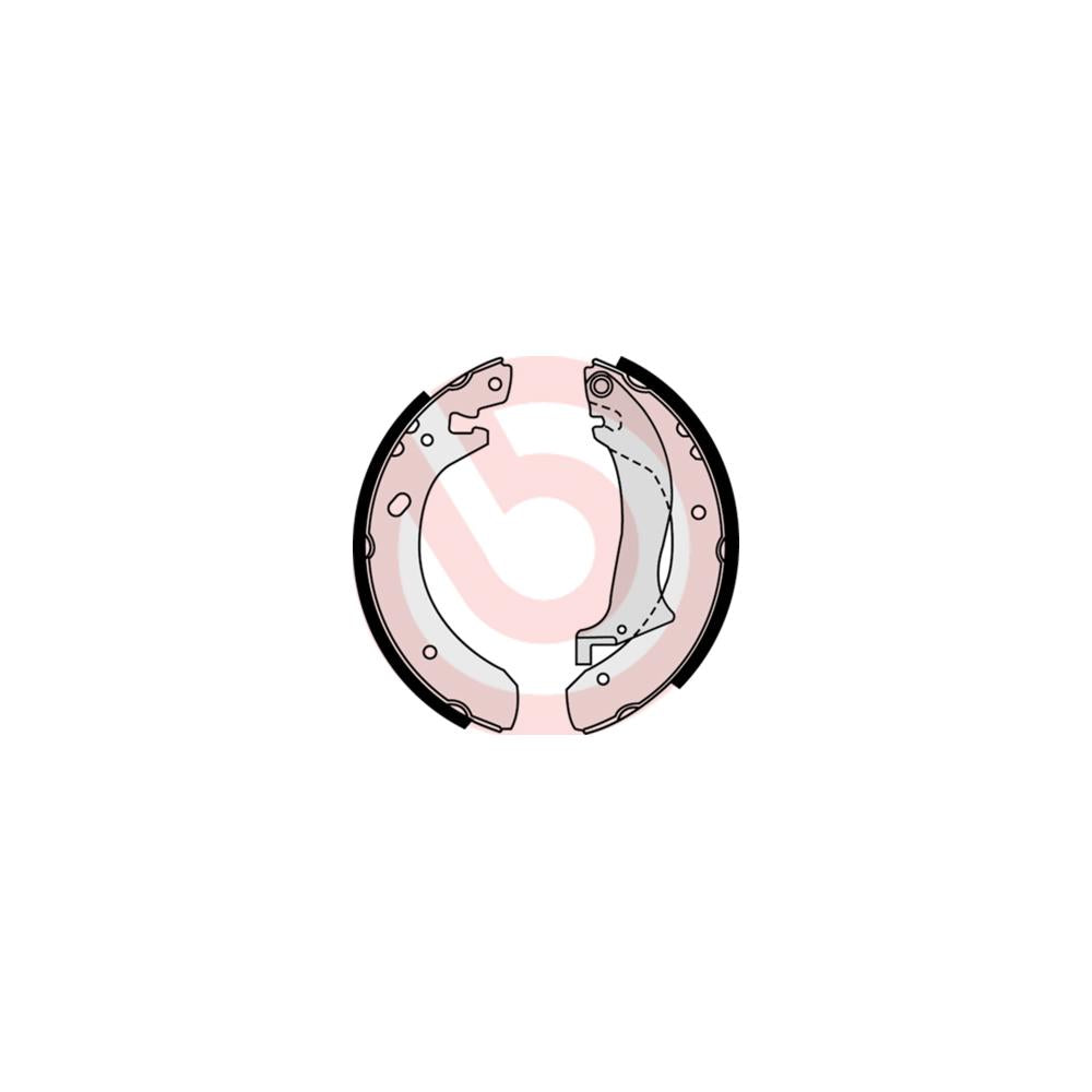 Set saboti frana mana Brembo S 44 504