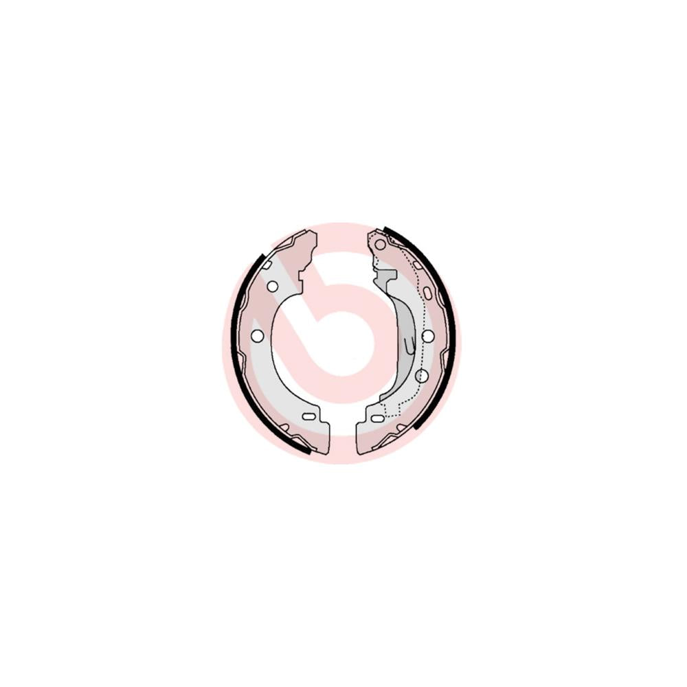Set saboti frana echipare bendix 203X39 Brembo S 68 523