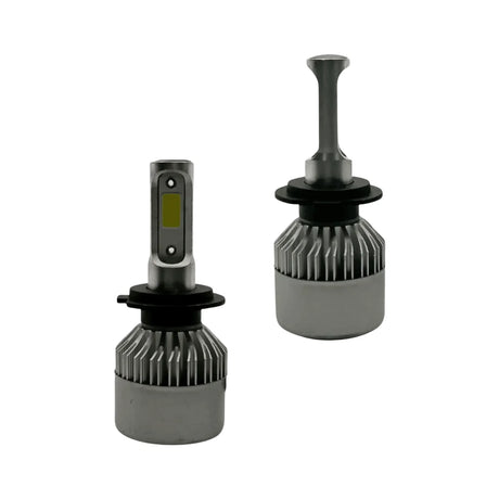 Set 2 becuri auto far LED H7 COB 8000lm 6000K cu ventilator 4