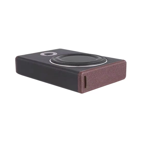 Subwoofer auto activ slim 8 inch sub scaun 12V 600W bass reglabil