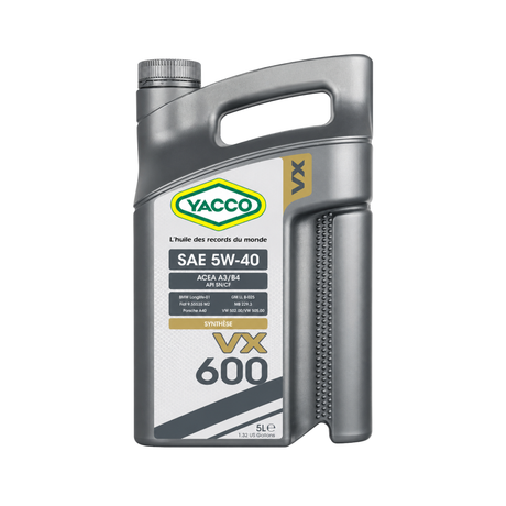 Ulei motor Yacco VX 600 SAE 5W40