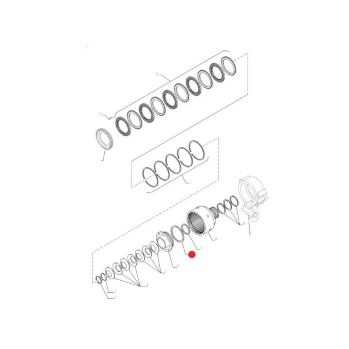 Oring priza putere X2 Fiat 5143775