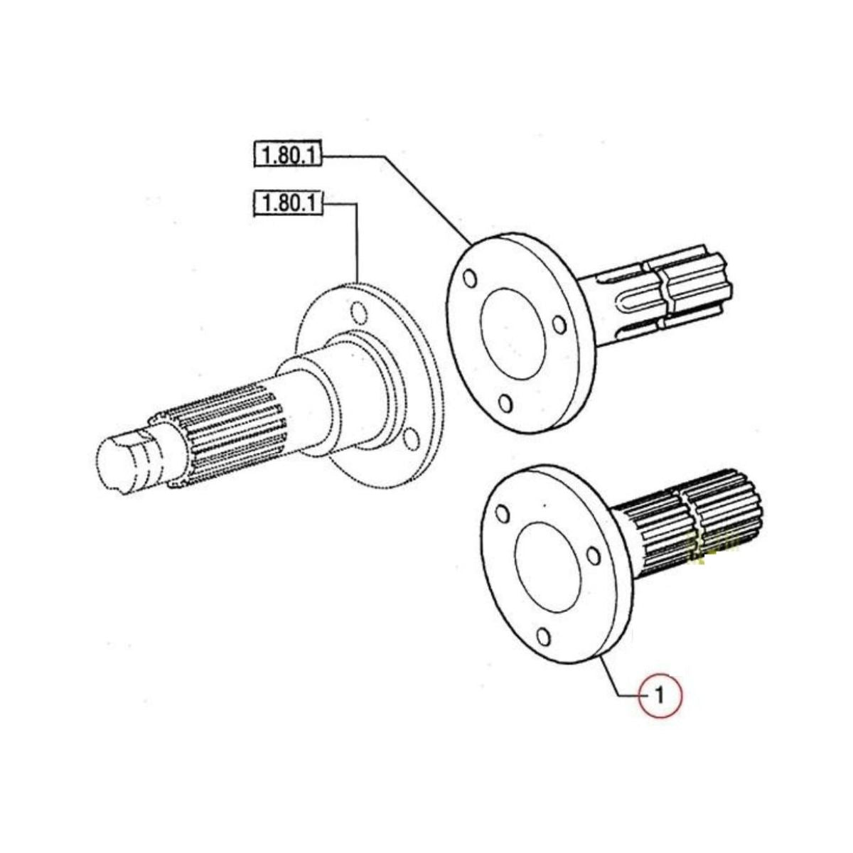 Ax priza putere Z21 Fiat 5185601