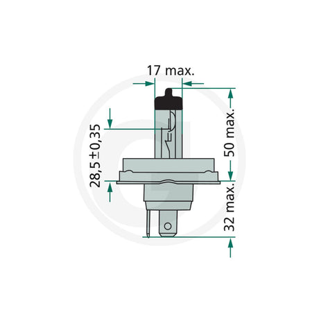 Bec cu halogen HR2