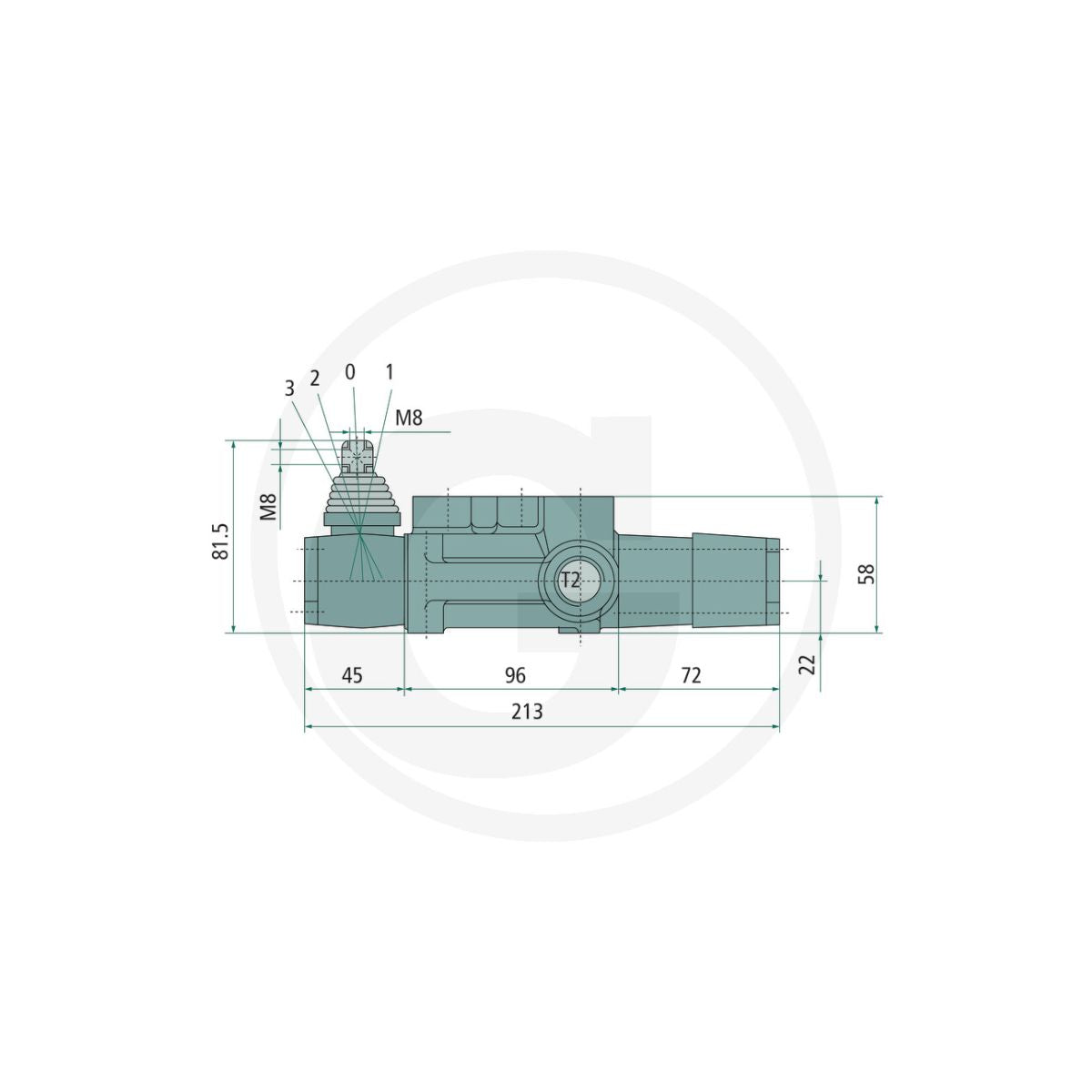 Distribuitor hidraulic BM 40 1 GU MO A1 T