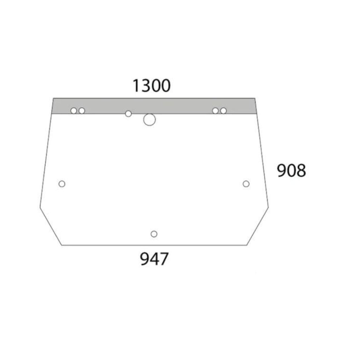 Geam spate Fiat 82005316