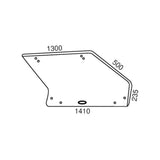 Geam spate curbat Fiat Ford Case New Holland 5129357