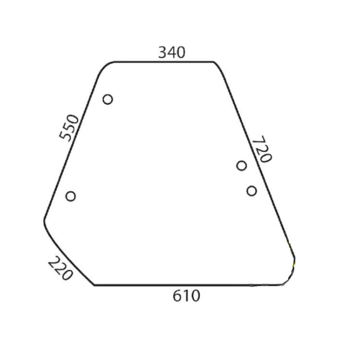 Geam usa stanga sau dreapta Fiat 5124412