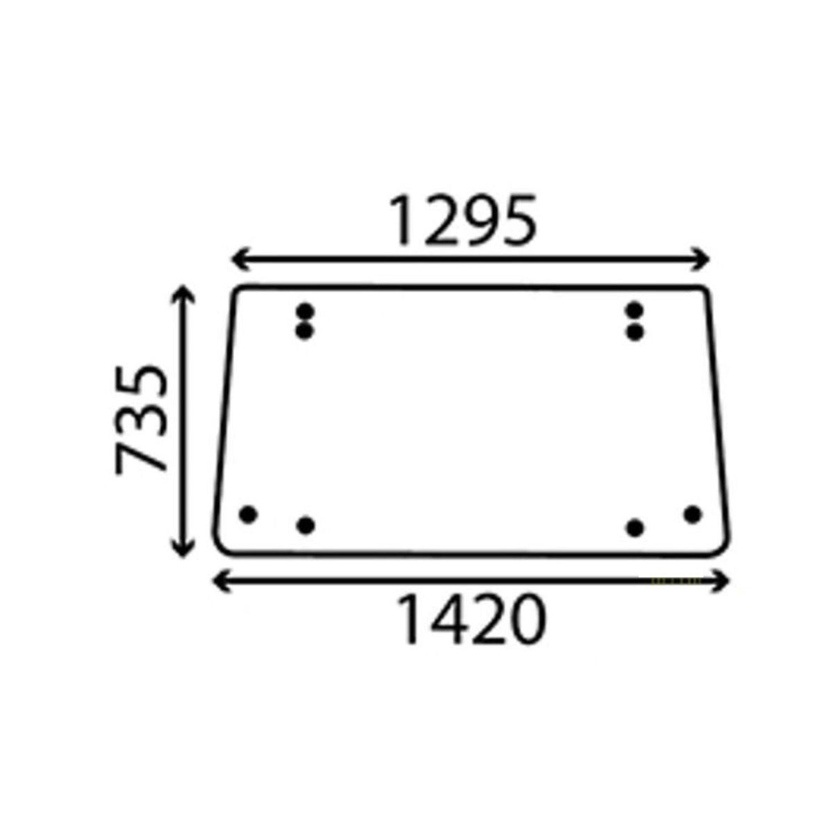 Geam spate curbat Fiat 5129357