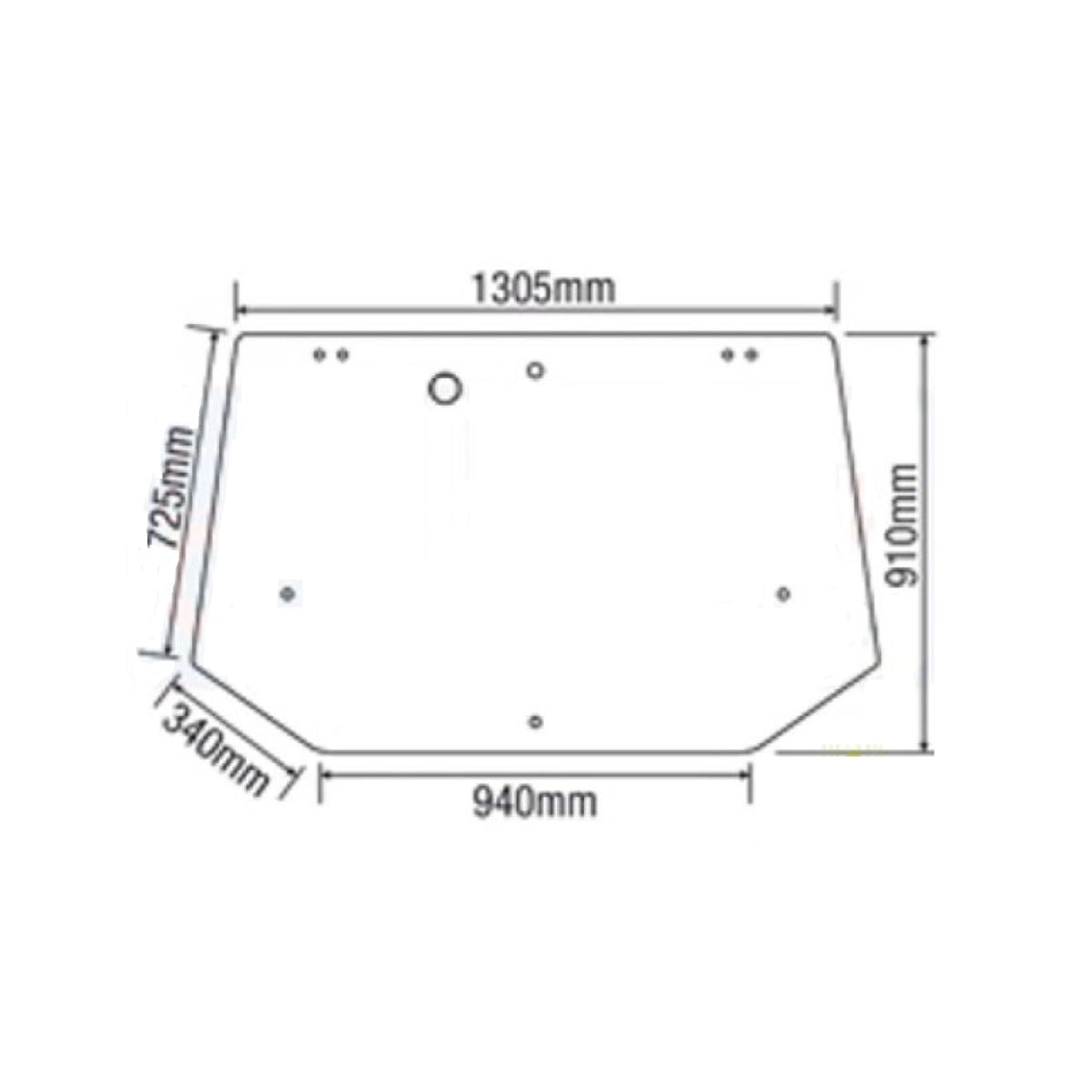 Geam spate Fiat Ford New Holland Case 5178304